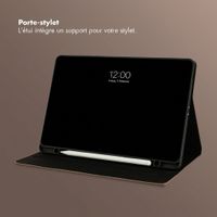 Selencia Coque tablette Riva Samsung Galaxy Tab S11 - Mocha Brown