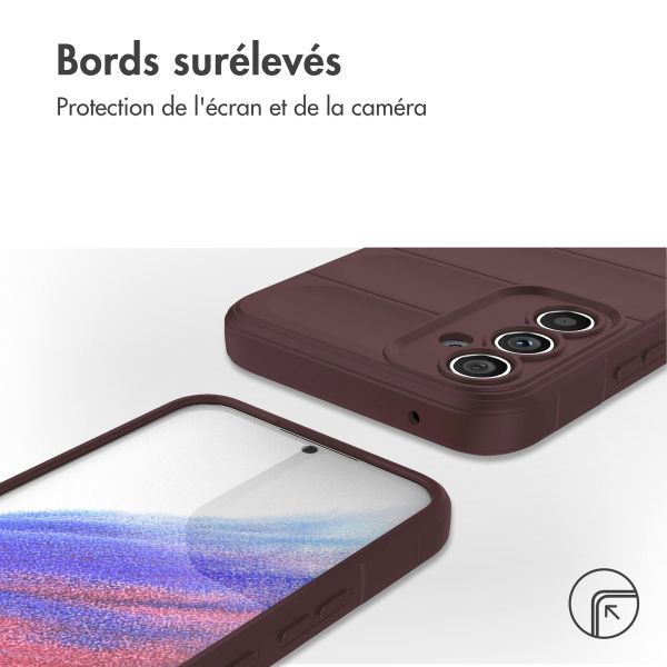 imoshion Coque arrière EasyGrip Samsung Galaxy A54 (5G) - Aubergine