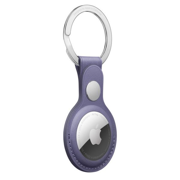 Apple Leather Key Ring Apple AirTag - Wisteria