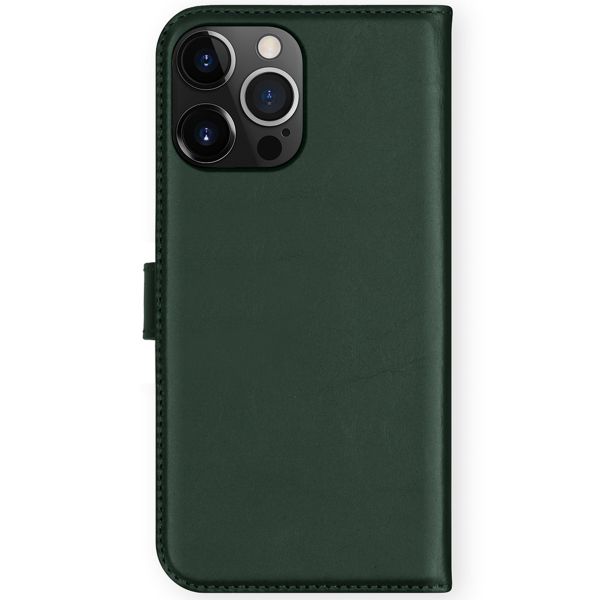 Selencia Étui portefeuille en cuir véritable Apple iPhone 13 Pro Max - Vert