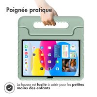 imoshion Coque kidsproof avec poignée iPad 11 (2025) 11 pouces / iPad 10 (2022) 10.9 pouces - Olive Green