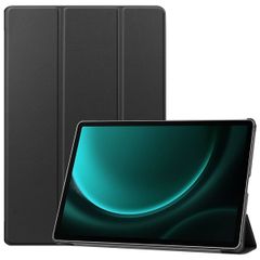 imoshion Coque tablette Trifold Samsung Tab S10 Plus / Tab S9 FE Plus / Tab S9 Plus 12.4 pouces - Noir