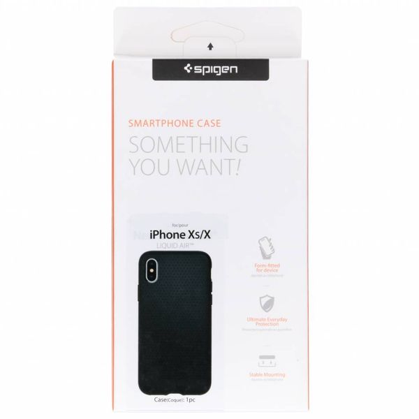 Spigen Coque Liquid Air™ Apple iPhone X / Xs - Noir