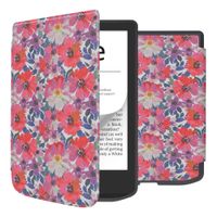 imoshion Design Slim Hard Case Sleepcover Pocketbook Verse / Verse Pro / Verse Pro Color / Vivlio Light / Light HD - Flower Watercolor