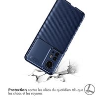 imoshion Coque silicone Carbon Xiaomi 12 / 12X - Bleu