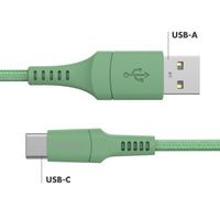 imoshion Braided USB-C vers câble USB - 2 mètre - Vert