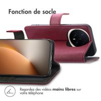 imoshion Étui de télephone portefeuille Honor Magic8 Pro - Bordeaux