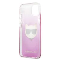 Karl Lagerfeld Coque arrière rigide Choupette iPhone 13 Mini - Rose