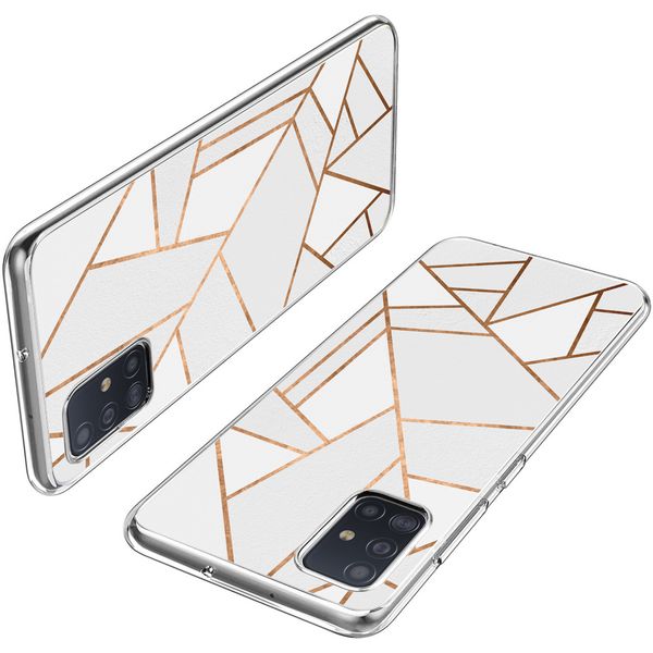 imoshion Coque Design Samsung Galaxy A51 - White Graphic