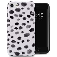 Selencia Coque arrière Vivid Apple iPhone SE (2022 / 2020) / 8 / 7 / 6(s) - Trendy Leopard
