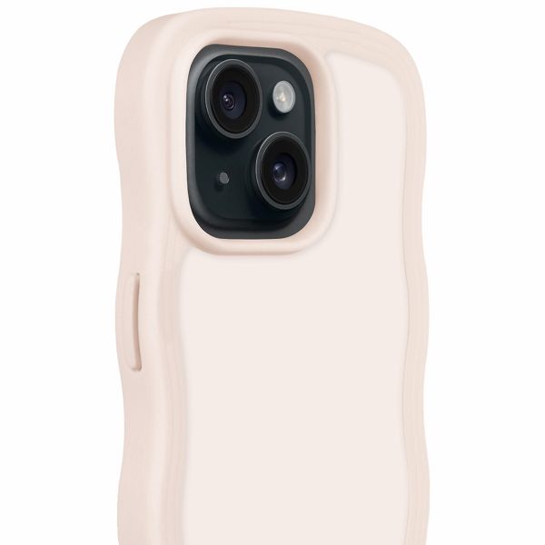 Holdit Coque Wavy iPhone 13/14/15 - Light Beige