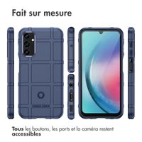 imoshion Coque Rugged Shield Samsung Galaxy A25 (5G) - Bleu foncé