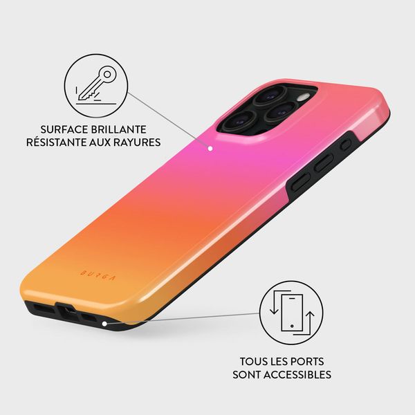 Burga Coque arrière Tough iPhone 15 Pro - Sunset Club