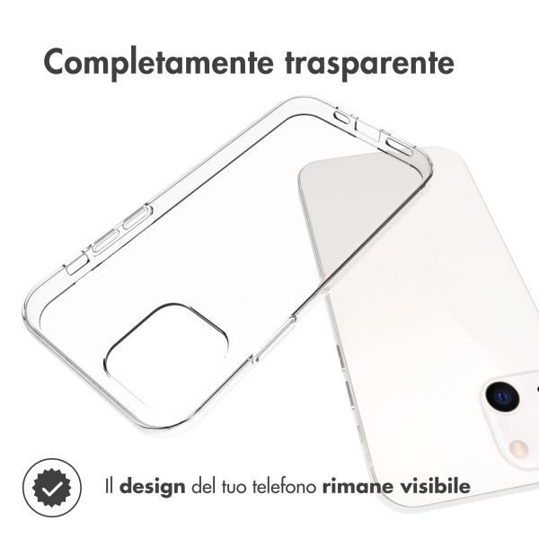 Accezz Coque Clear Apple iPhone 13 - Transparent