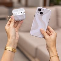 Selencia Coque Vivid  Apple Airpods 3 - Desert Waves Beige