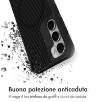 imoshion Rugged Hybrid Carbon Case avec MagSafe Samsung Galaxy S23 Plus - Noir