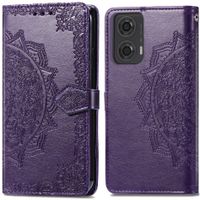 imoshion Etui de téléphone portefeuille Mandala Motorola Moto G04 / G24 - Violet