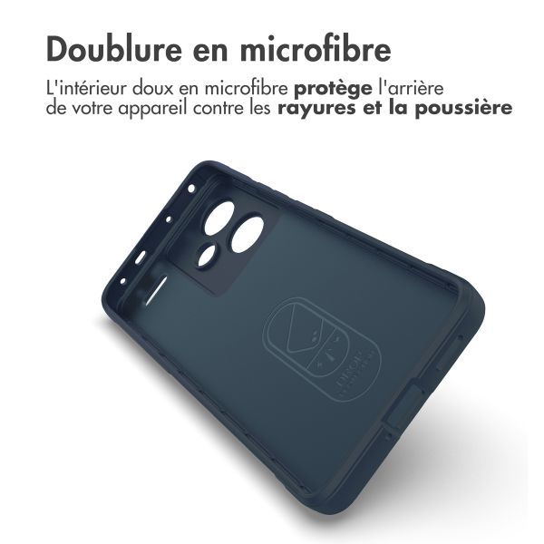 imoshion Coque arrière EasyGrip Xiaomi Redmi Note 13 Pro Plus (5G) - Bleu foncé