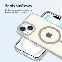 imoshion Coque Combat MagSafe Apple iPhone 15 - Gris