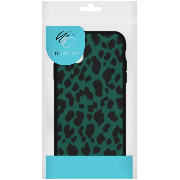 imoshion Coque Design iPhone 12 Mini - Léopard - Vert / Noir