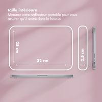 Selencia Pochette ordinateur Puffy 13-14 pouces - Magenta Fire