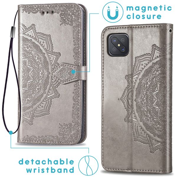 imoshion Etui de téléphone portefeuille Mandala Oppo Reno4 Z 5G