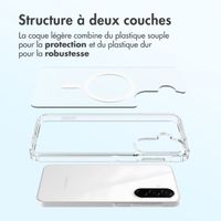 Accezz Coque arrière Xtreme Impact avec MagSafe Samsung Galaxy A17 (5G) - Transparent