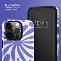 Selencia Coque arrière Vivid Apple iPhone 13 Pro - Modern Bloom Sapphire Blue