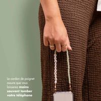 Selencia Ensemble de cordons pour téléphone avec perles et élastiques - Pistache Cream