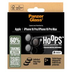 PanzerGlass Protection Caméra Hoop Optic Rings Apple iPhone 16 Pro / 16 Pro Max