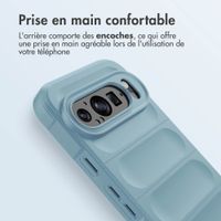 imoshion Coque arrière EasyGrip Google Pixel 9 / 9 Pro - Bleu clair