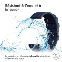 imoshion Bracelet en silicone - Connexion universelle de 22 mm - Bleu foncé