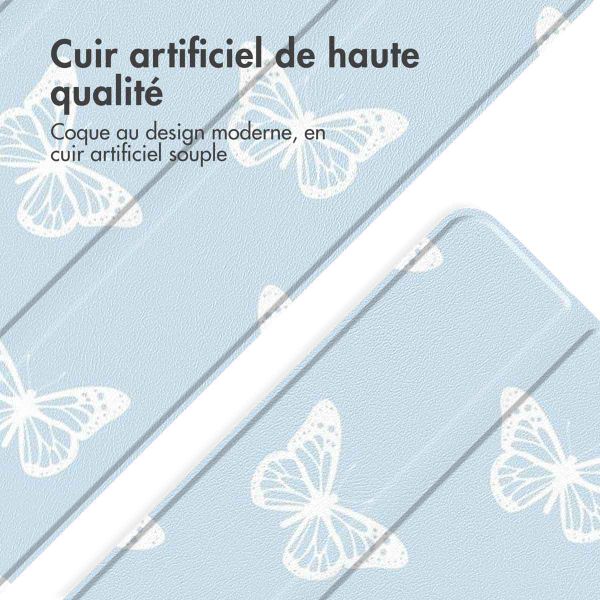 imoshion Coque tablette Design Trifold iPad 9 (2021) 10.2 pouces / iPad 8 (2020) 10.2 pouces / iPad 7 (2019) 10.2 pouces - Butterfly