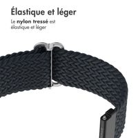 imoshion Bracelet tissée en nylon - Connexion universelle 20 mm - Gris foncé