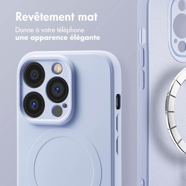 imoshion Coque Couleur avec MagSafe Apple iPhone 14 Pro Max - Lila