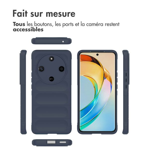 imoshion Coque arrière EasyGrip Honor Magic 6 Lite - Bleu foncé