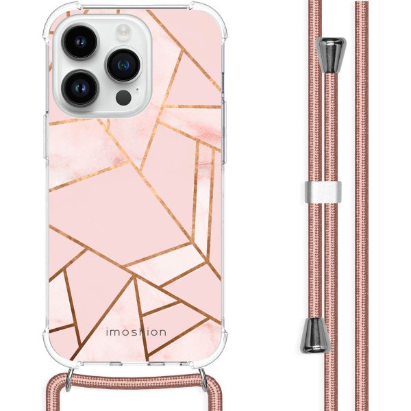 imoshion Coque Design avec cordon iPhone 14 Pro - Pink Graphic