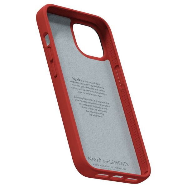 Njorð Collections Coque daim Comfort+ iPhone 14 - Burnt Orange