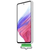 Samsung ﻿Original Coque en silicone à sangle Galaxy A53 - White
