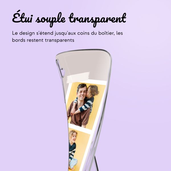 Coque personnalisée avec pellicule N°1 Samsung Galaxy A15 - Transparent