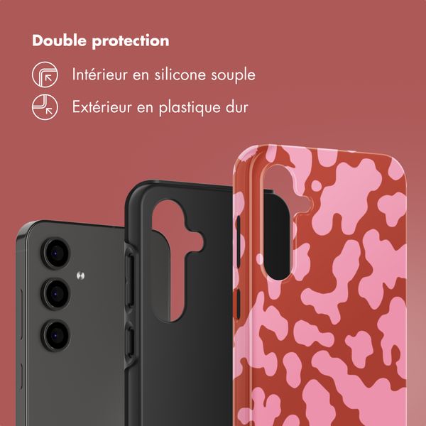 Selencia Coque arrière Vivid Samsung Galaxy S24 FE - Moo’d Blush Pink