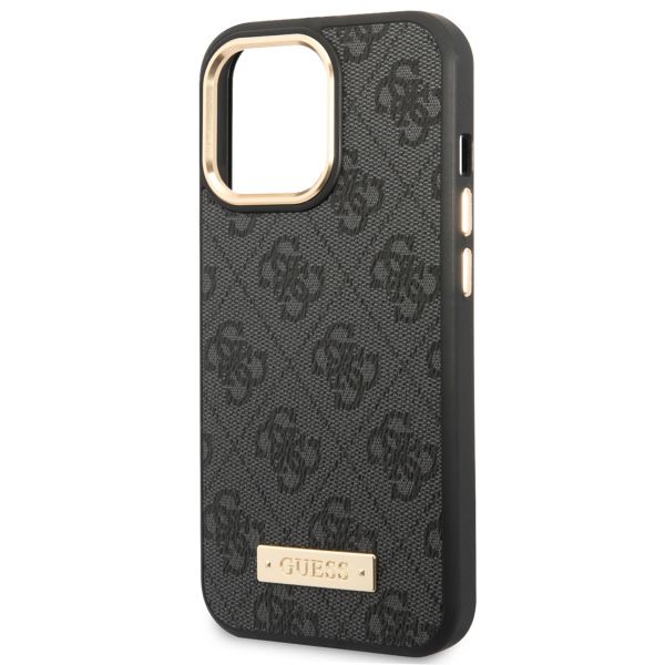 Guess Coque 4G Logo Monogram MagSafe Apple iPhone 14 Pro - Noir