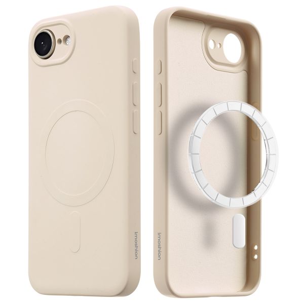 imoshion Coque Couleur avec MagSafe iPhone 16e - Beige