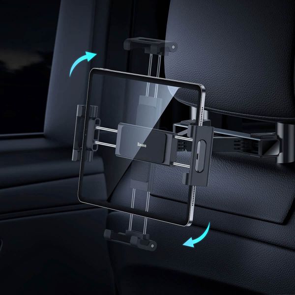 Baseus Joyride Pro Series Car Backseat Mount - Rotation à 360° – Pour tablette et téléphone – 