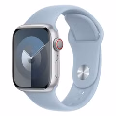 Apple Sport Band Apple Watch Series 1 á 9 / SE (38/40/41 mm) / Series 10 (42 mm) - Taille M/L - Light Blue