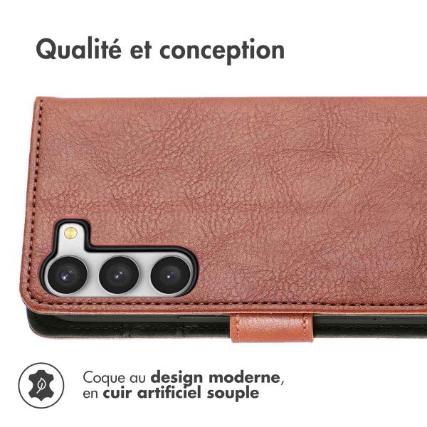 imoshion Étui de télephone portefeuille Samsung Galaxy S23 - Marron