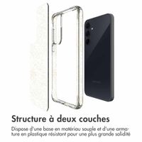 imoshion Coque arrière transparente Pailletée Samsung Galaxy A55 - Doré