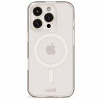 Holdit Coque MagSafe Apple iPhone 16 Pro - Transparent / White