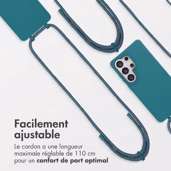 imoshion Coque arrière Color avec cordon amovible et MagSafe Samsung Galaxy S26 Ultra - Dark Green