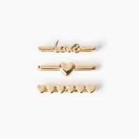 iDeal of Sweden Charms pour bracelets de smartwatch – lot de 3 – Dorée
